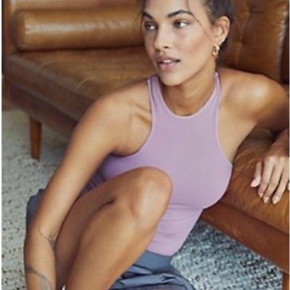 Free People Mauve Bodysuit
